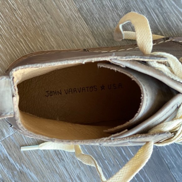 John Varvatos Brown Leather Boots - Picture 6 of 8